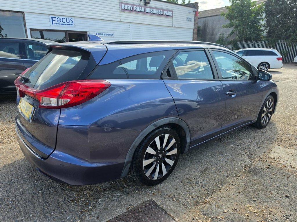 Honda Civic 1.6 I-dtec Se Plus 118 Bhp Blue #8