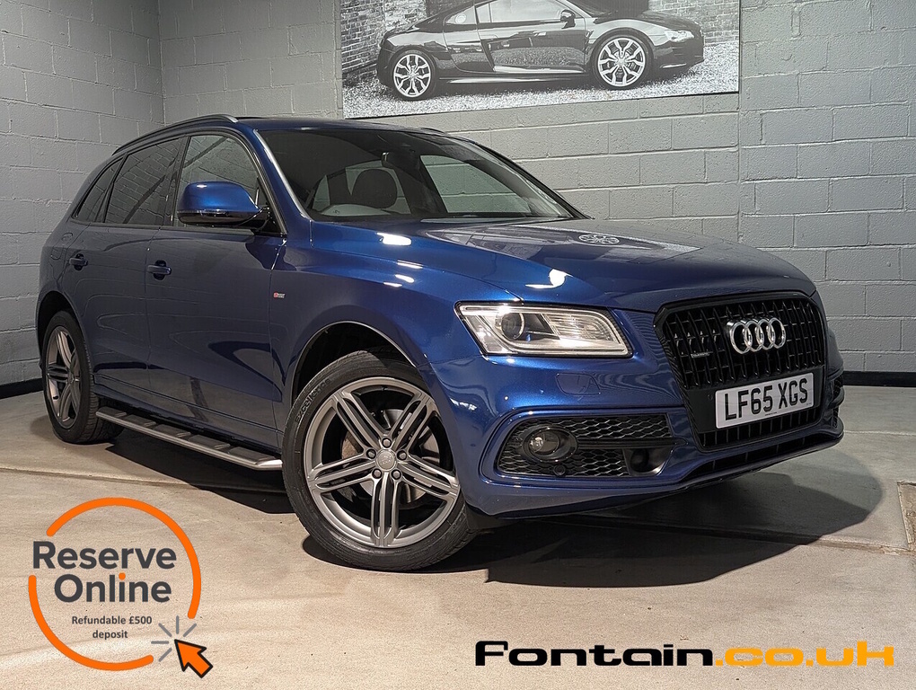 Audi Q5 2.0 Tdi S Line Plus Suv S Tronic Quattr Blue