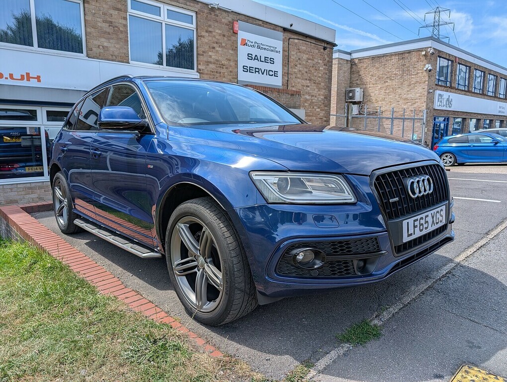 Audi Q5 2.0 Tdi S Line Plus Suv S Tronic Quattr Blue #3