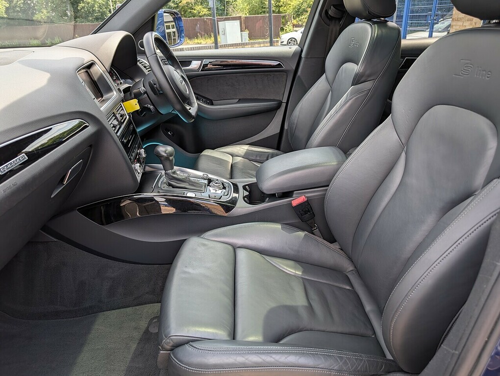 Audi Q5 2.0 Tdi S Line Plus Suv S Tronic Quattr Blue #6