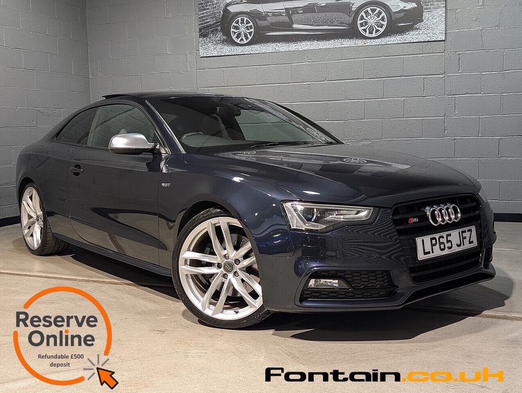 Audi S5 3.0 Tfsi V6 Black Edition Coupe S Troni Blue #2