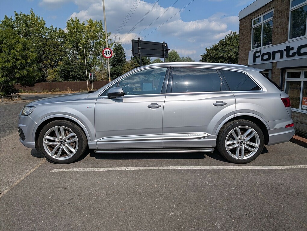 Audi Q7 3.0 Tdi V6 S Line Suv Tiptronic Quattro Silver #2