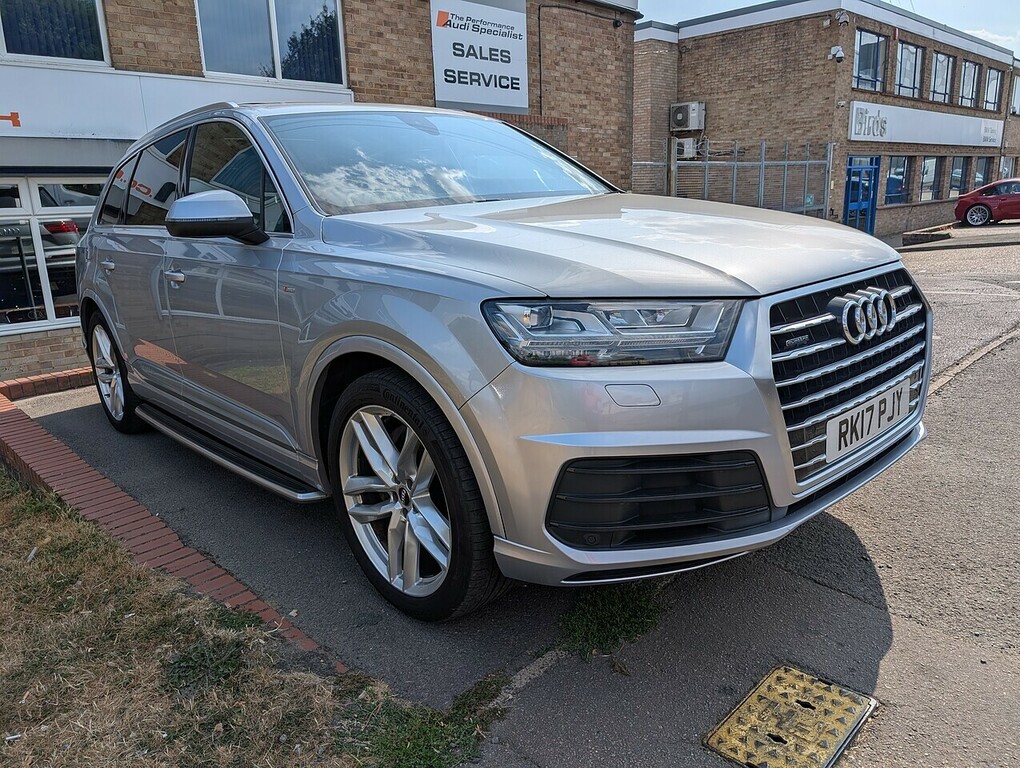 Audi Q7 3.0 Tdi V6 S Line Suv Tiptronic Quattro Silver #3