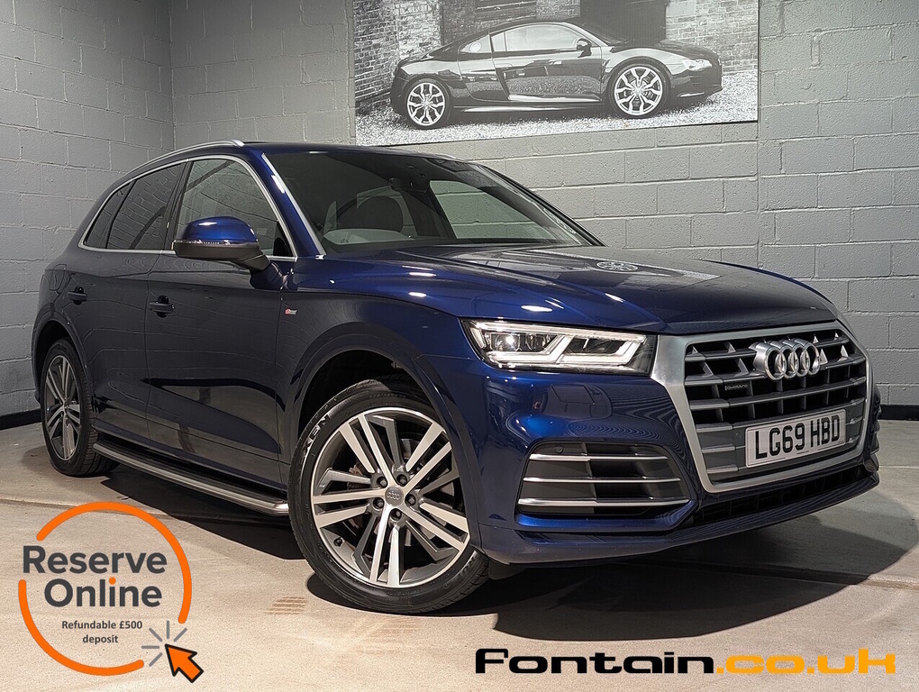 Audi Q5 2.0 Tfsi 45 S Line Suv S Tronic Quattro Blue