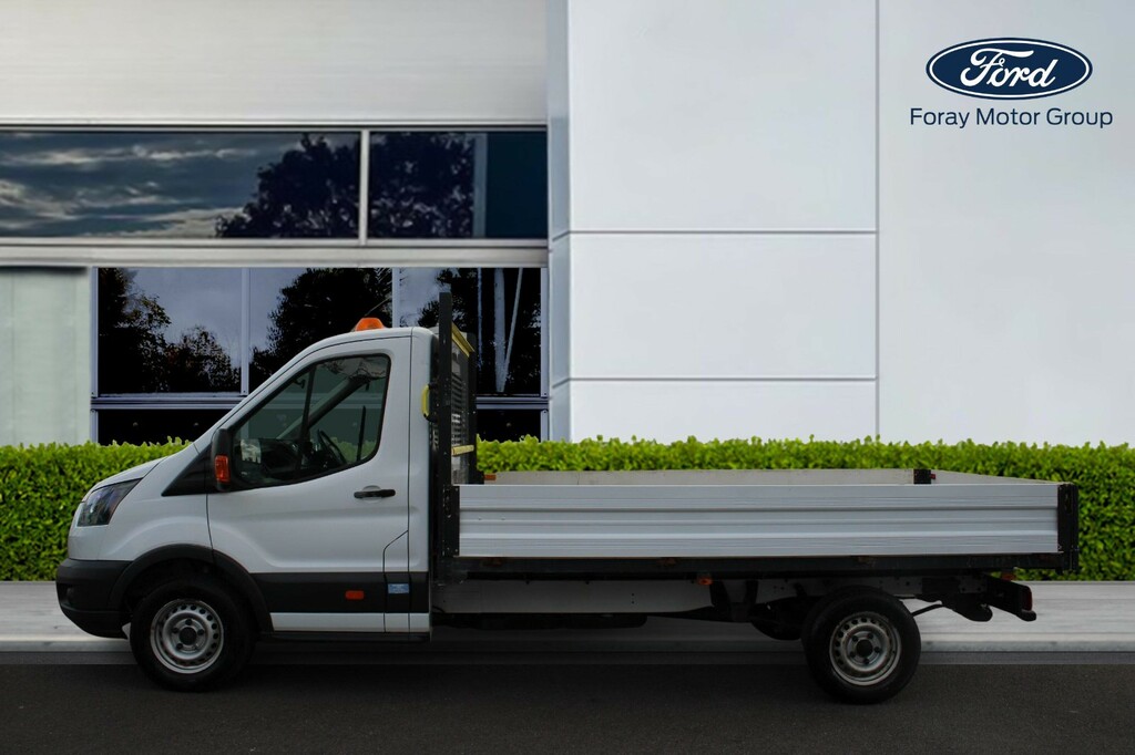 Ford Transit Custom 2.0 Ecoblue 130Ps Leader Dropside MA69XKC White #4