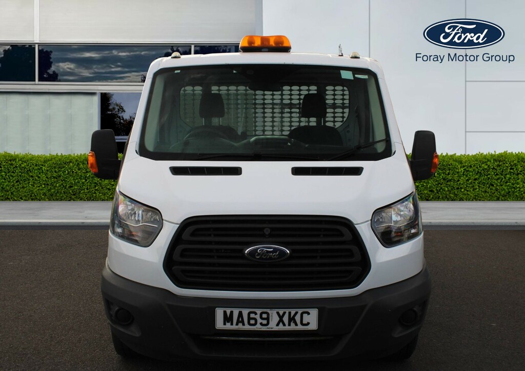 Ford Transit Custom 2.0 Ecoblue 130Ps Leader Dropside MA69XKC White #3
