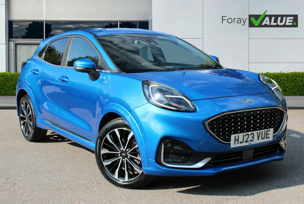 Ford Puma 1.0 Ecoboost Hybr Mhev 155 St-line Vignale Dct Blue