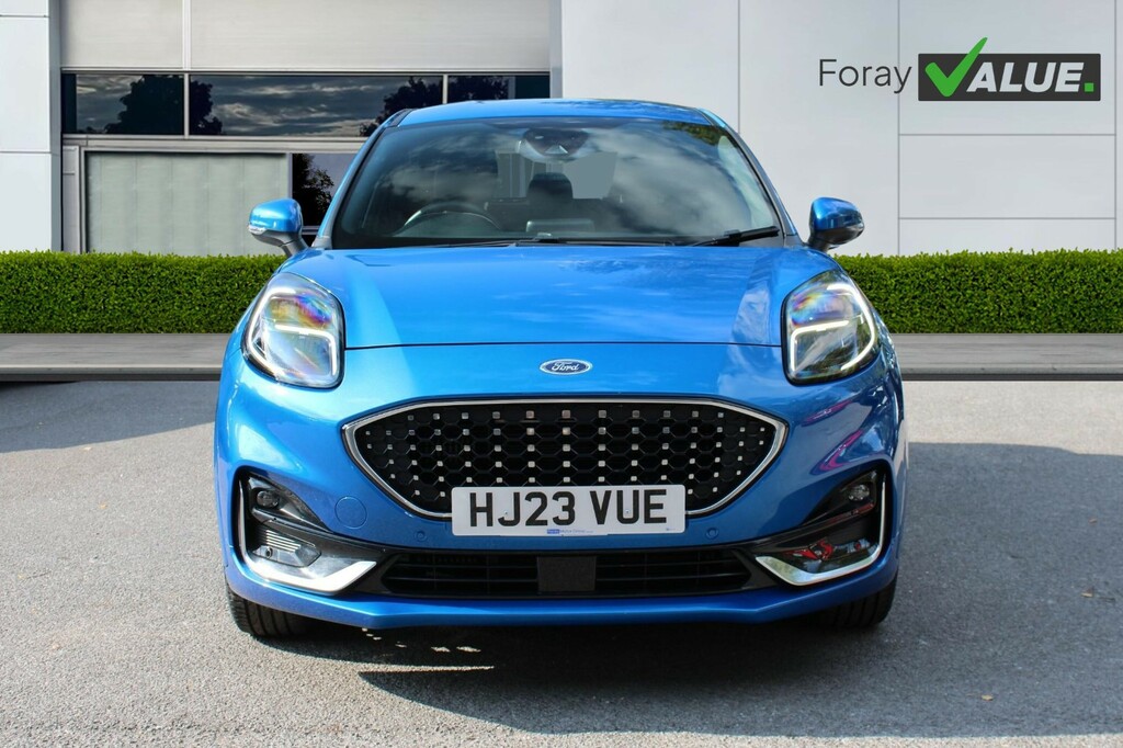 Ford Puma 1.0 Ecoboost Hybr Mhev 155 St-line Vignale Dct HJ23VUE Blue #5