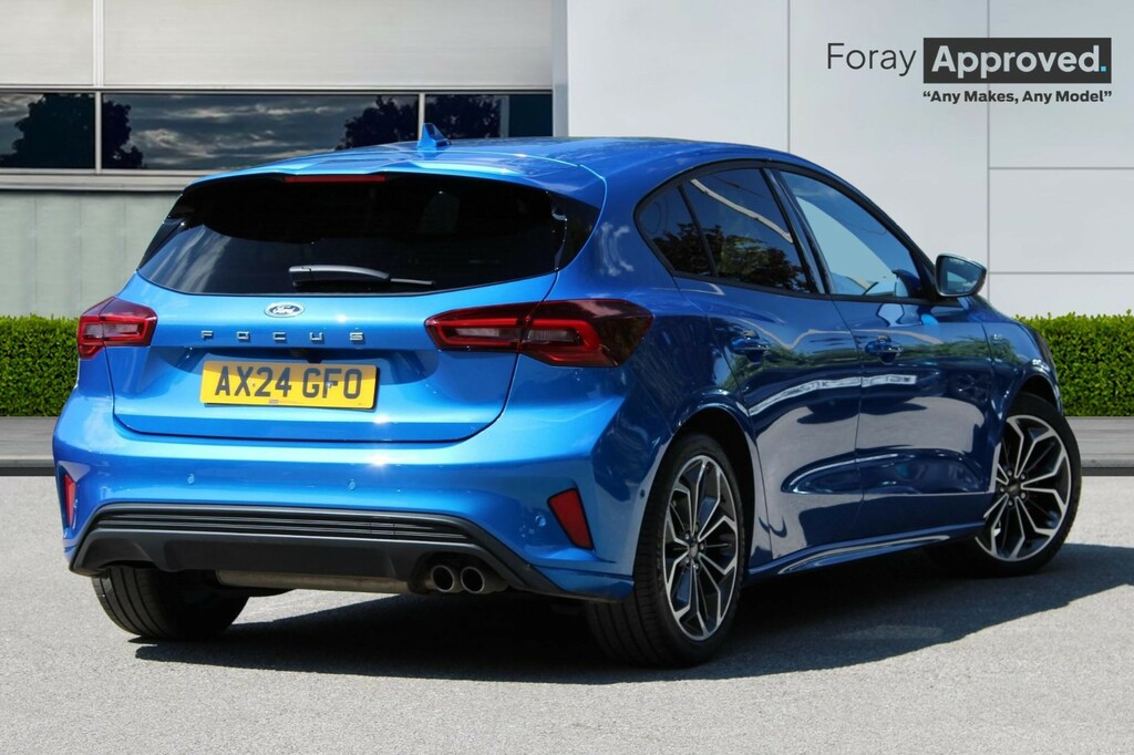 Ford Focus 1.0 Ecoboost Hybrid Mhev St-line X AX24GFO Blue #4