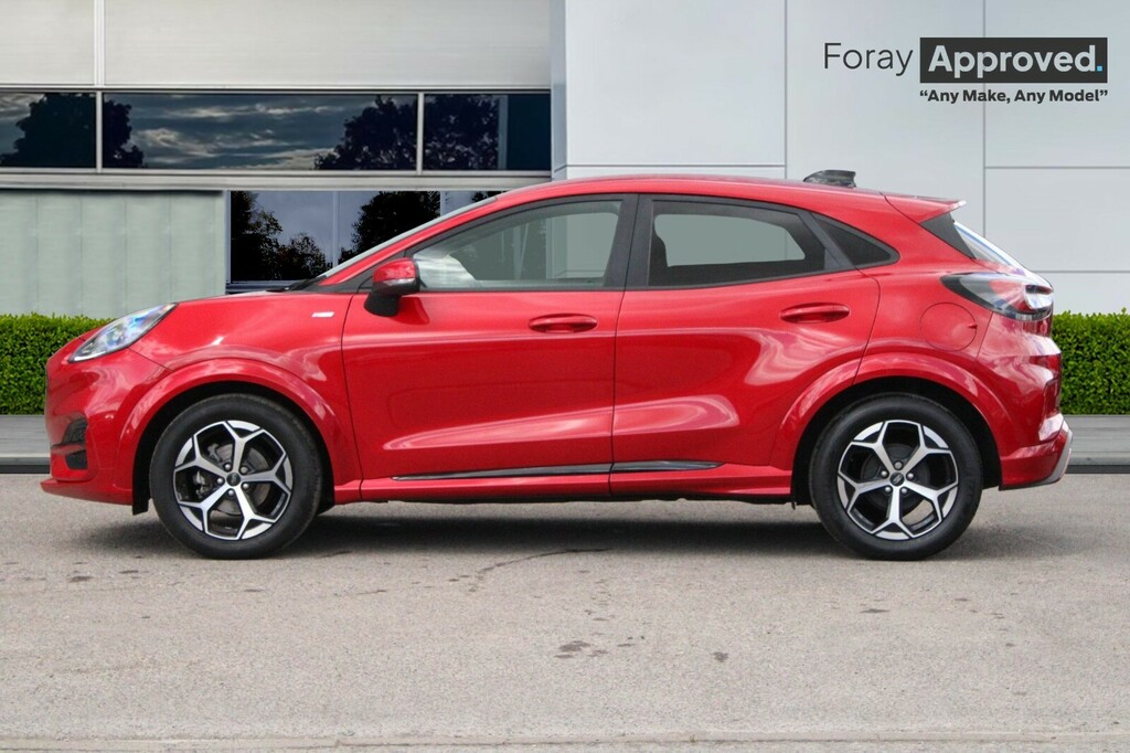 Ford Puma 1.0 Ecoboost Hybrid Mhev St-line HG74FRU Red #4