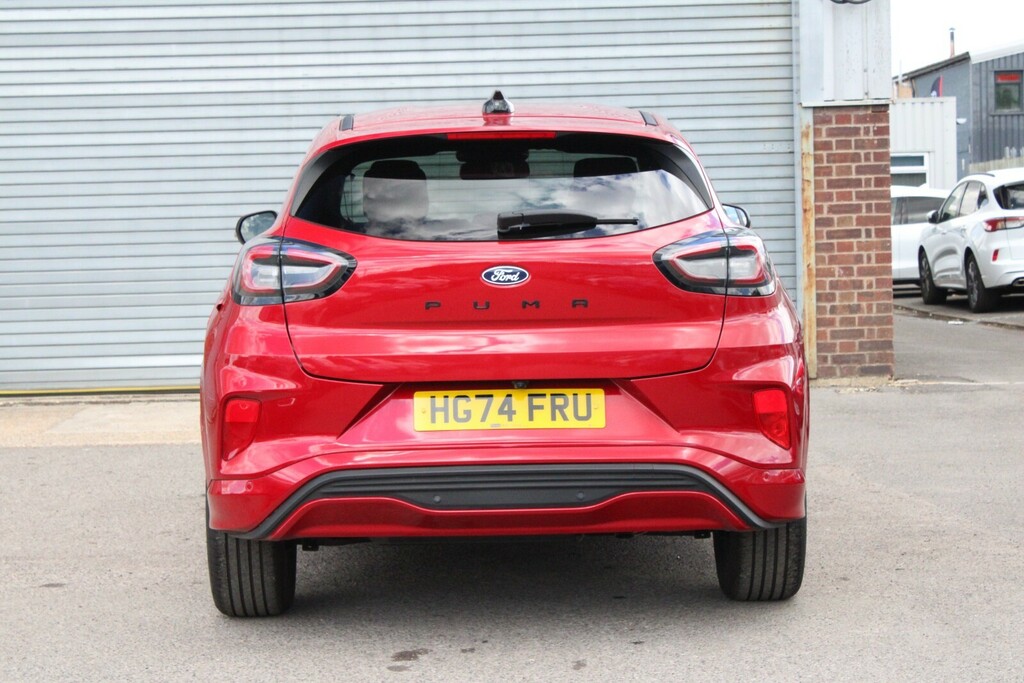 Ford Puma 1.0 Ecoboost Hybrid Mhev St-line HG74FRU Red #6