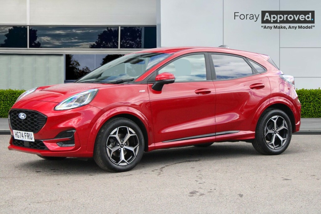 Ford Puma 1.0 Ecoboost Hybrid Mhev St-line HG74FRU Red #3
