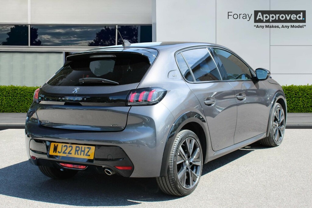 Peugeot 208 1.2 Puretech 100 Gt Premium WJ22RHZ Grey #2