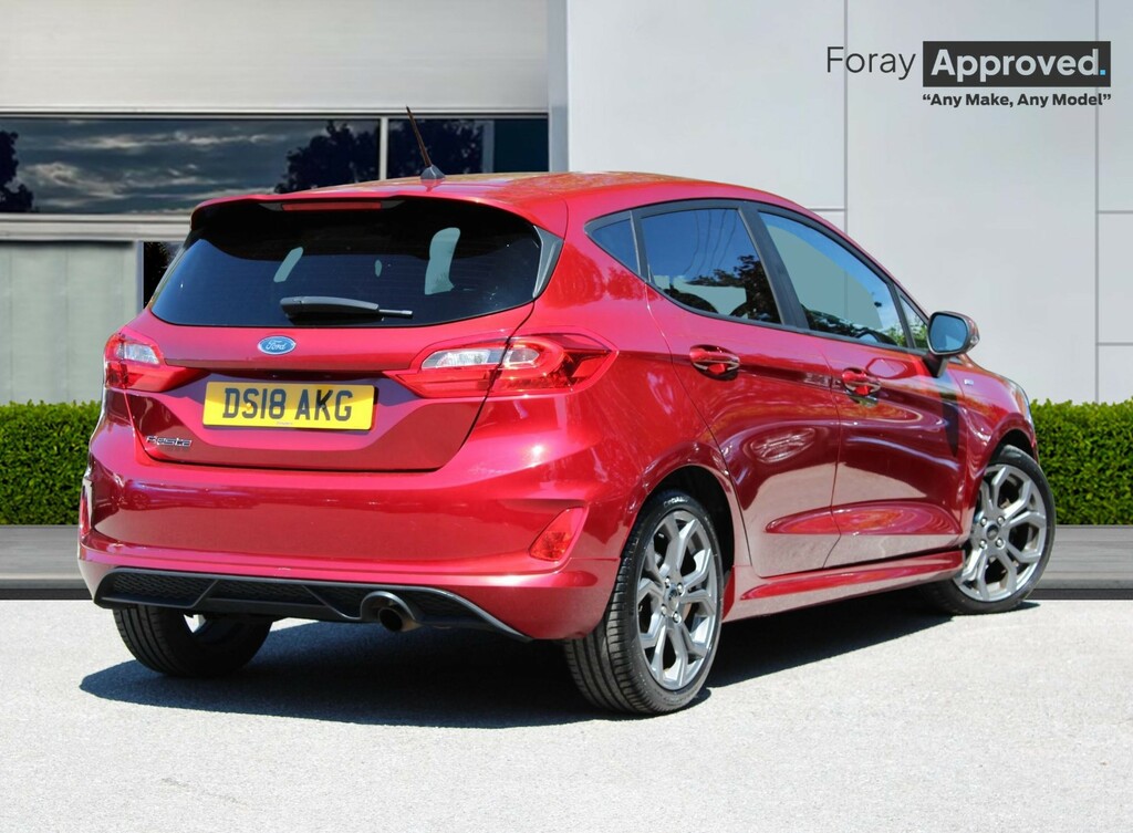 Ford Fiesta 1.0 Ecoboost St-line X DS18AKG Red #4