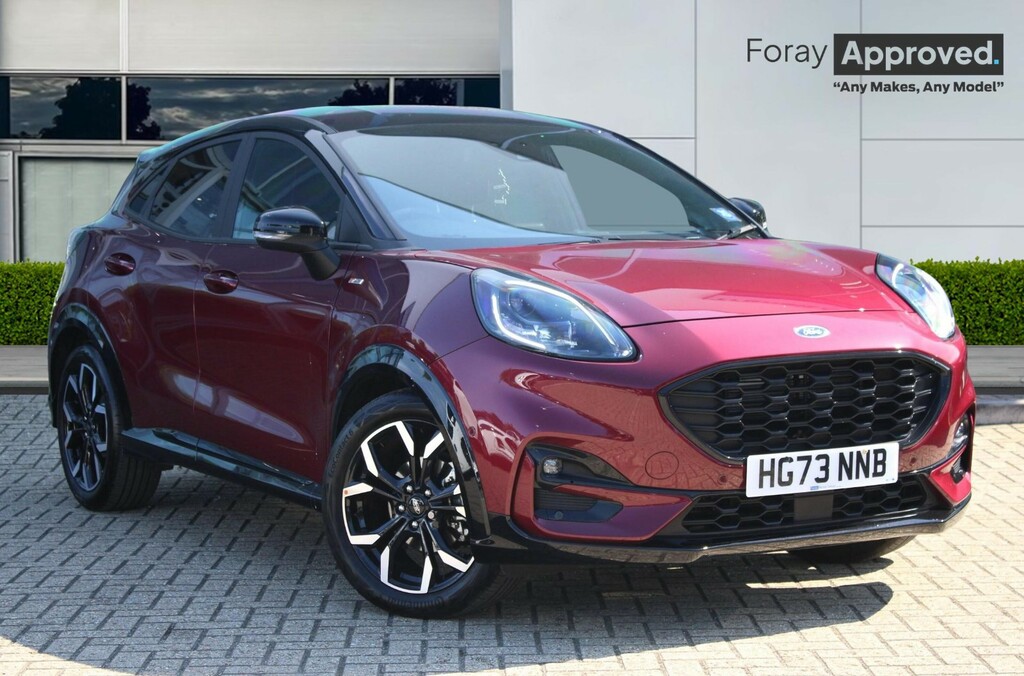 Ford Puma 1.0 Ecoboost Hybrid Mhev Vivid Ruby Ed Dct Red