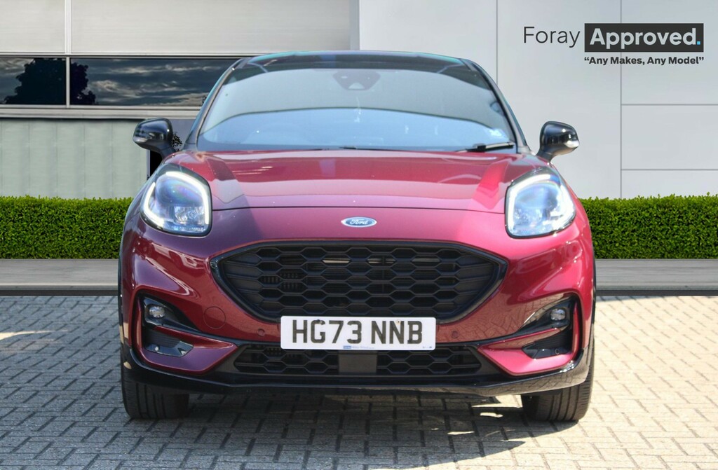 Ford Puma 1.0 Ecoboost Hybrid Mhev Vivid Ruby Ed Dct HG73NNB Red #4