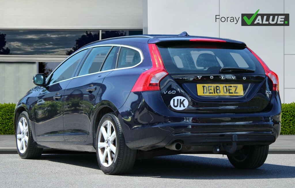 Volvo V60 D3 150 Se Nav Leather DE18OEZ Blue #4