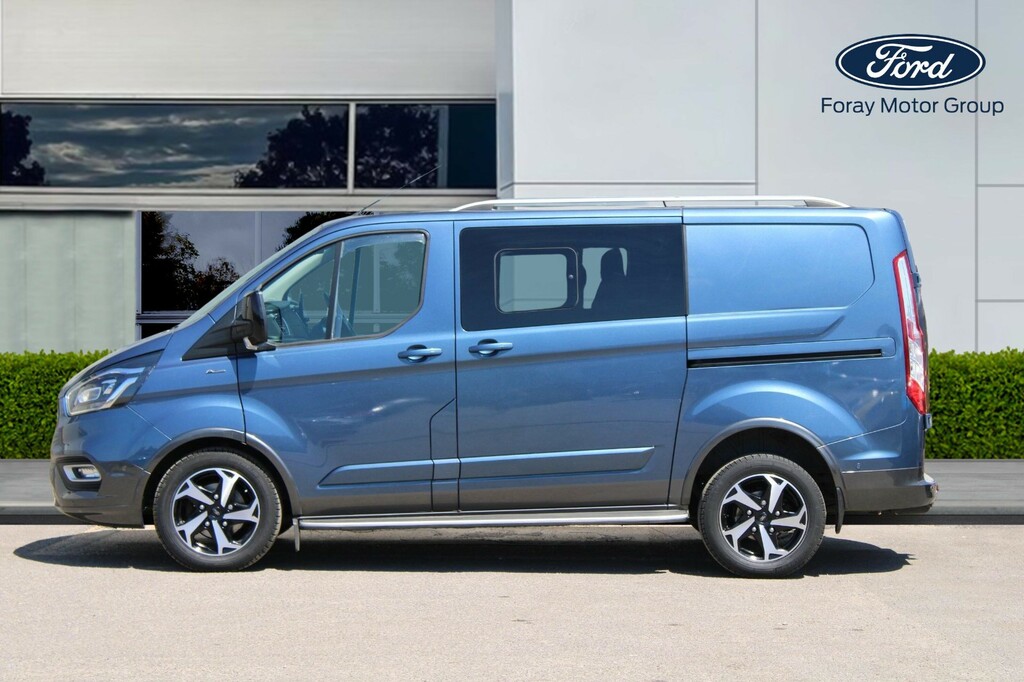 Ford Transit Custom 2.0 Ecoblue 170Ps Low Roof Dcab Active Van BC22COU Blue #4