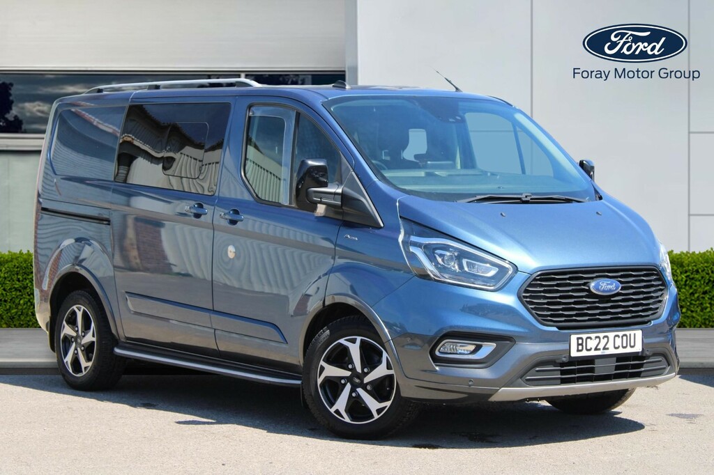 Ford Transit Custom 2.0 Ecoblue 170Ps Low Roof Dcab Active Van BC22COU Blue