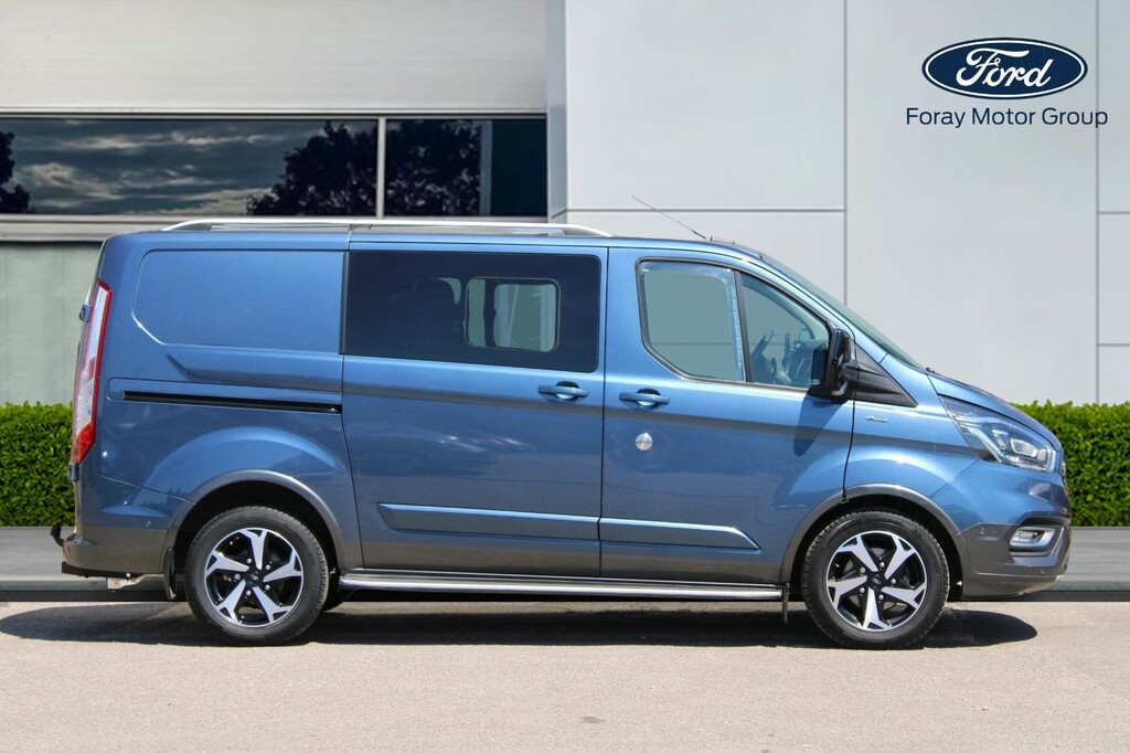Ford Transit Custom 2.0 Ecoblue 170Ps Low Roof Dcab Active Van BC22COU Blue #2