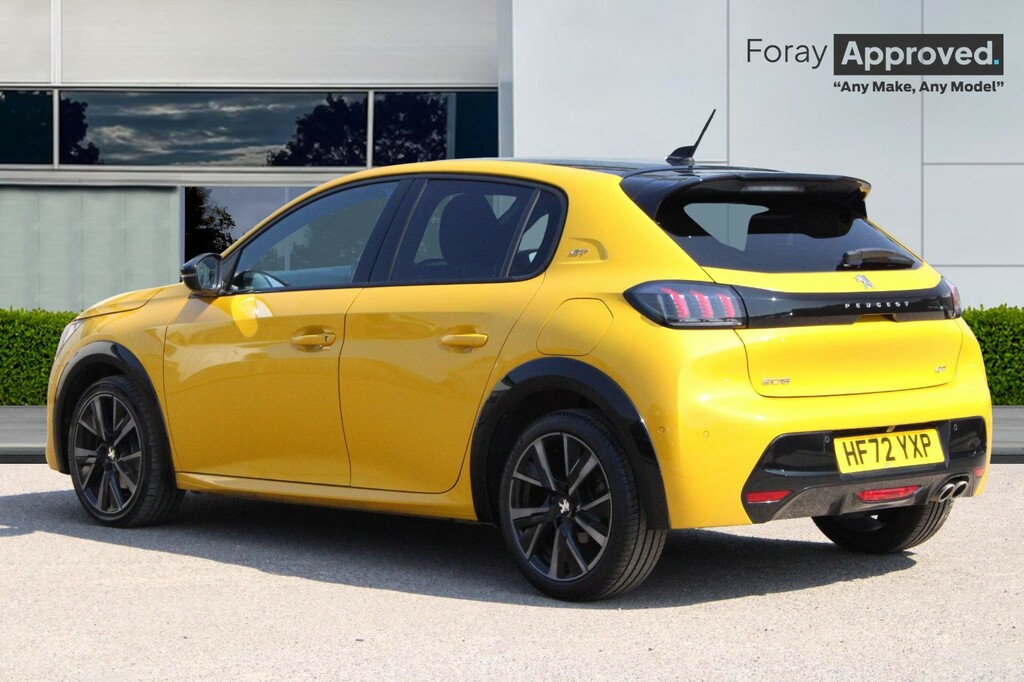 Peugeot 208 1.2 Puretech 130 Gt Premium Eat8 HF72YXP Yellow #5