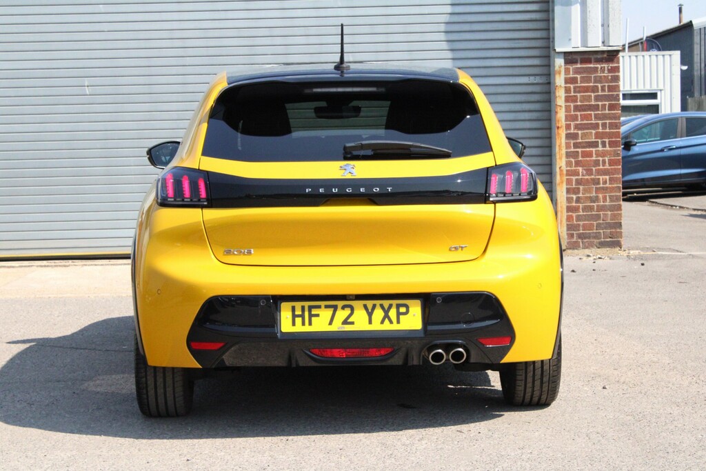 Peugeot 208 1.2 Puretech 130 Gt Premium Eat8 HF72YXP Yellow #6