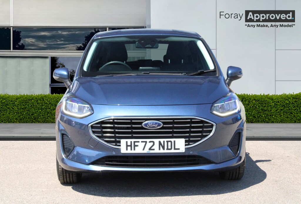 Ford Fiesta 1.0 Ecoboost Hybrid Mhev 125 Titanium X HF72NDL Blue #2