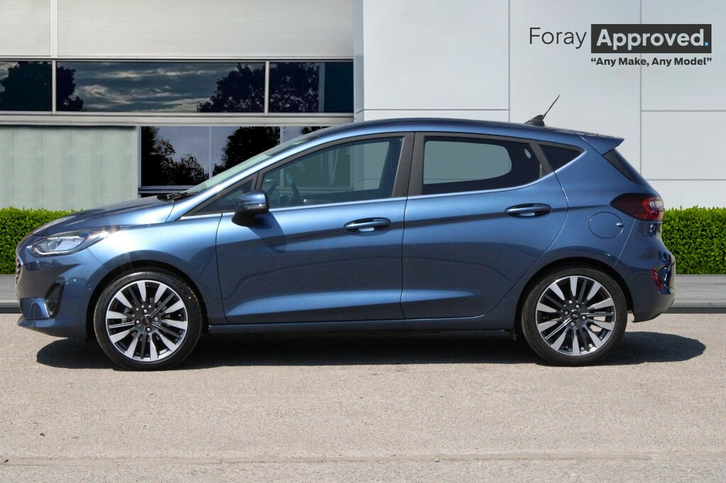 Ford Fiesta 1.0 Ecoboost Hybrid Mhev 125 Titanium X HF72NDL Blue #4