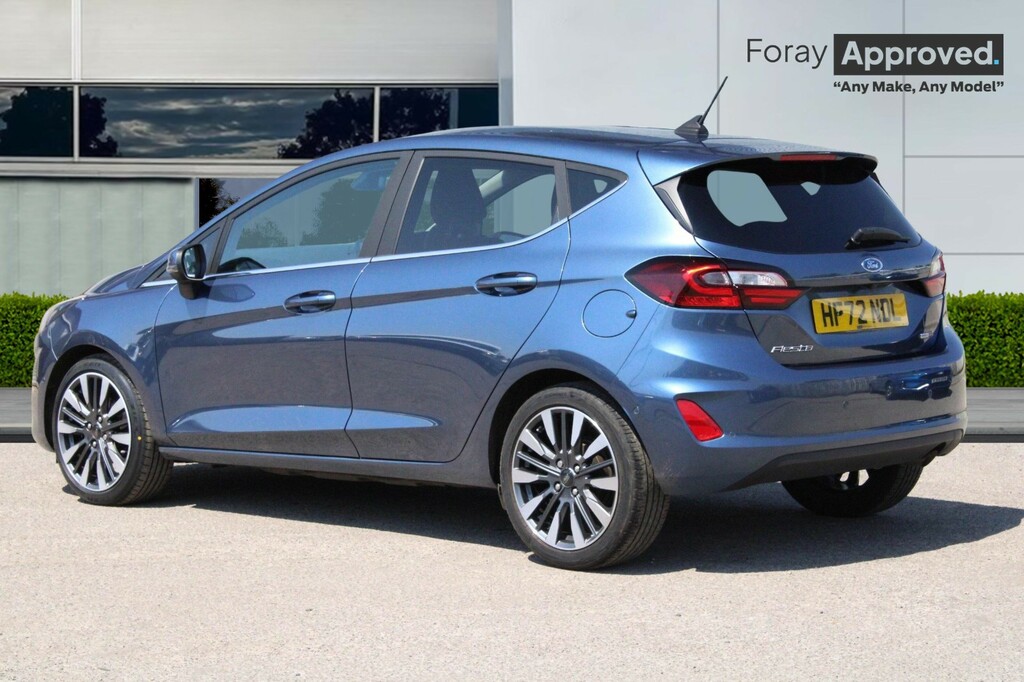 Ford Fiesta 1.0 Ecoboost Hybrid Mhev 125 Titanium X HF72NDL Blue #5