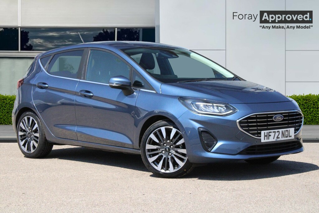 Ford Fiesta 1.0 Ecoboost Hybrid Mhev 125 Titanium X Blue