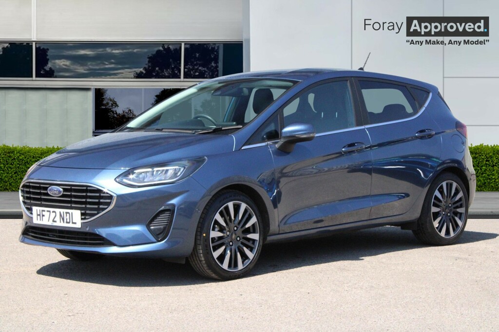 Ford Fiesta 1.0 Ecoboost Hybrid Mhev 125 Titanium X HF72NDL Blue #3