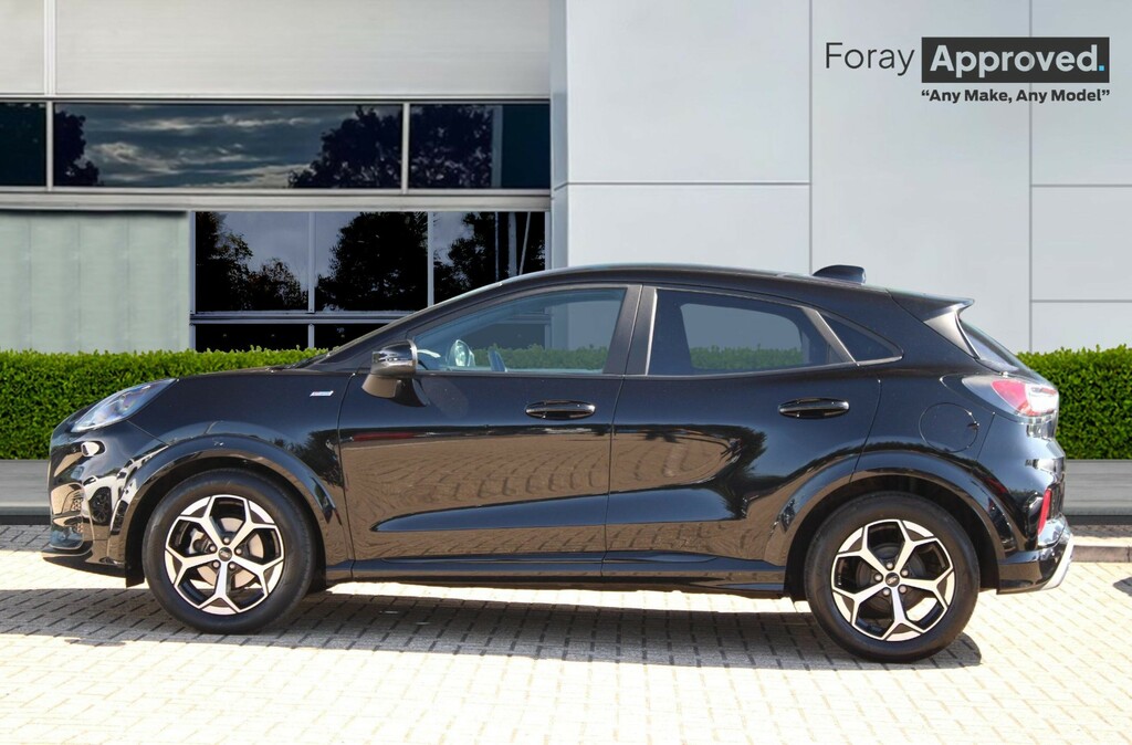 Ford Puma 1.0 Ecoboost Hybrid Mhev St-line BG25UHH Black #3