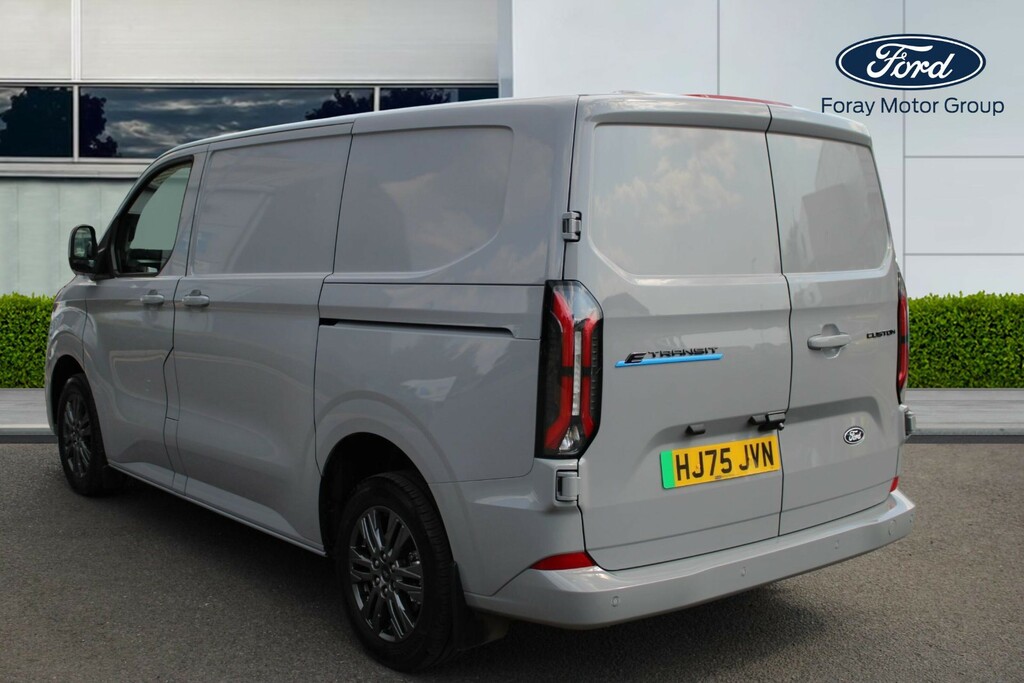 Ford Transit Custom 100Kw 65Kwh H1 Van Limited HJ75JVN Grey #5
