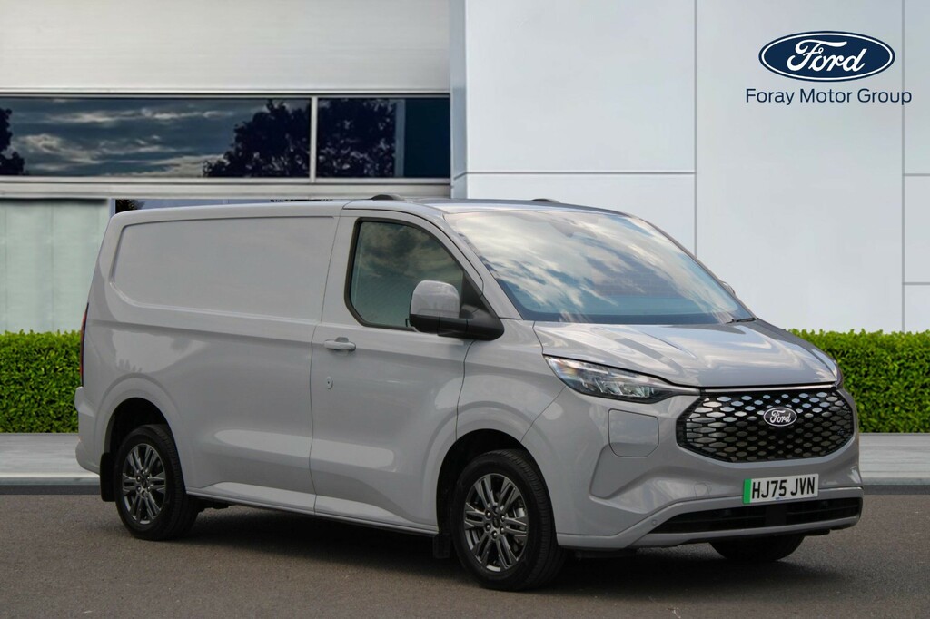 Ford Transit Custom 100Kw 65Kwh H1 Van Limited HJ75JVN Grey