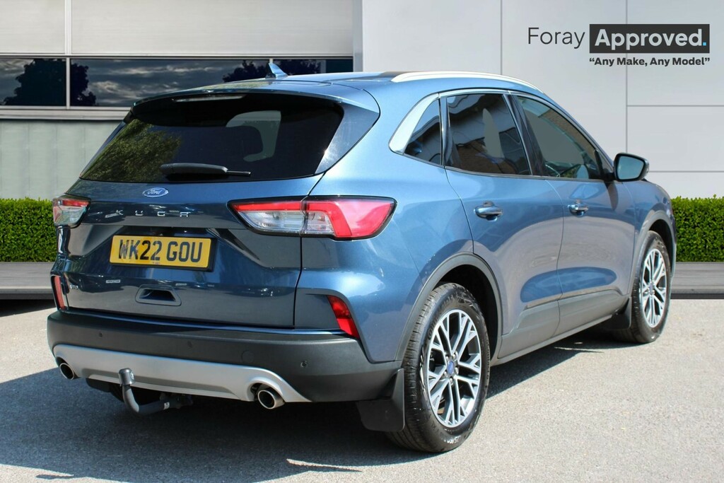 Ford Kuga 2.0 Ecoblue 190 Titanium Edition Awd WK22GOU Blue #4