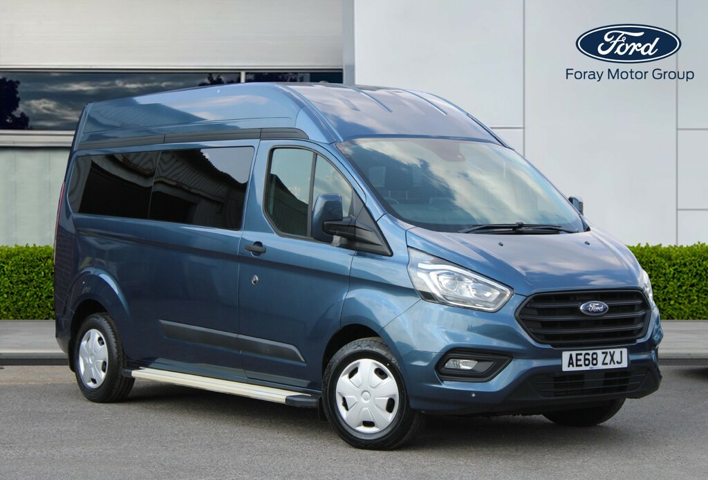 Ford Transit Custom 2.0 Ecoblue 130Ps High Roof Kombi Trend Van Blue