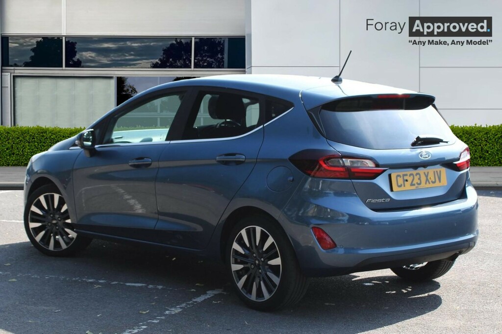 Ford Fiesta 1.0 Ecoboost Titanium X CF23XJV Blue #4