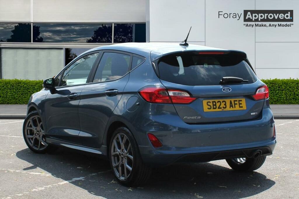 Ford Fiesta 1.0 Ecoboost Hybrid Mhev 125 St-line SB23AFE Blue #4