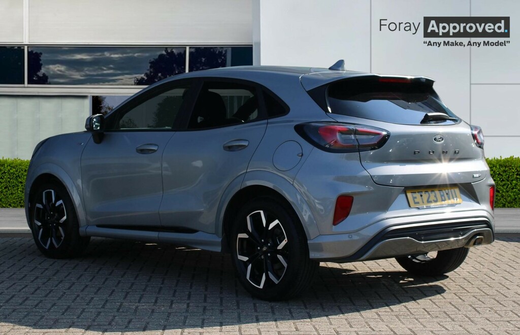 Ford Puma 1.0 Ecoboost Hybrid Mhev 155 St-line X ET23BVU Silver #4