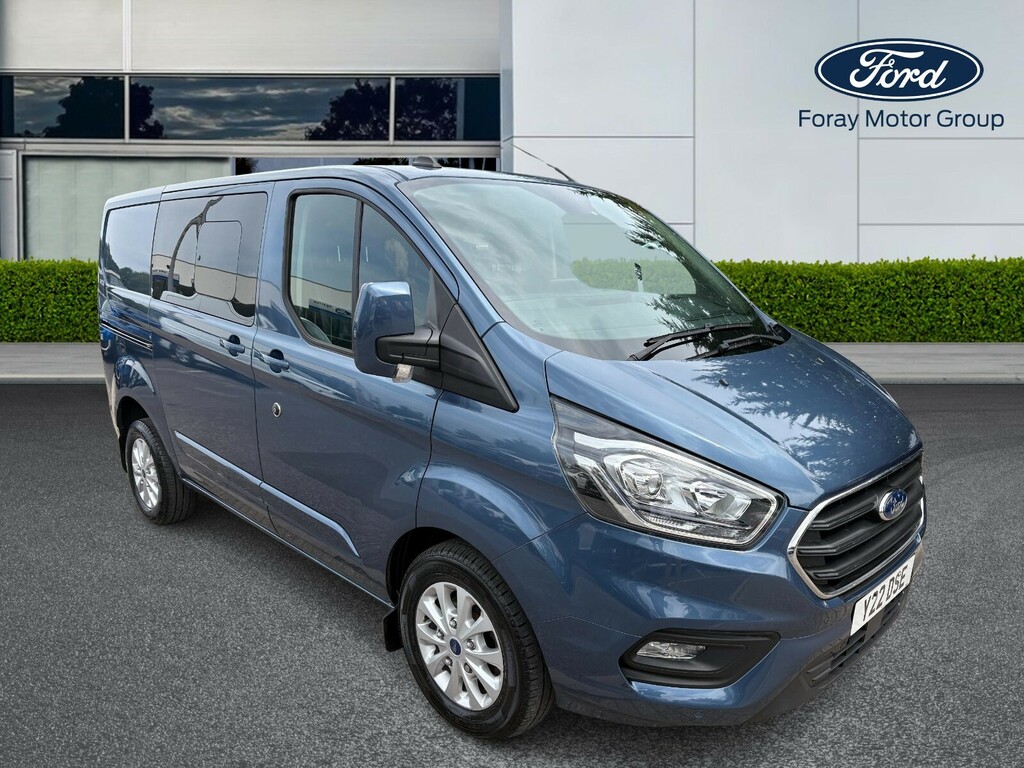 Ford Transit Custom 2.0 Ecoblue 170Ps Low Roof Dcab Limited Van Blue