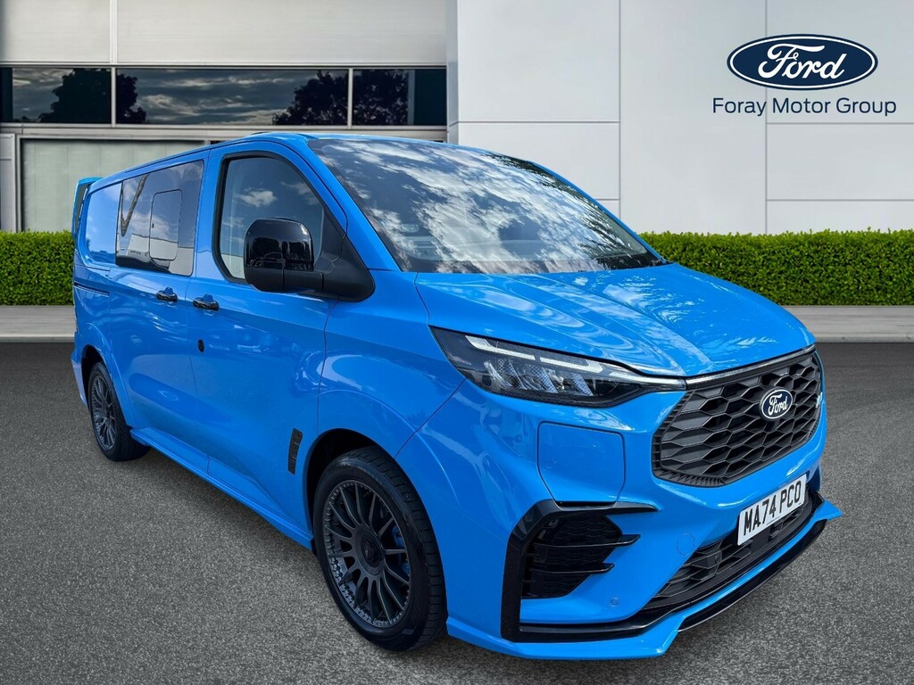 Ford Transit Custom 2.5 Phev 232Ps H1 Double Cab Van Ms-rt Blue