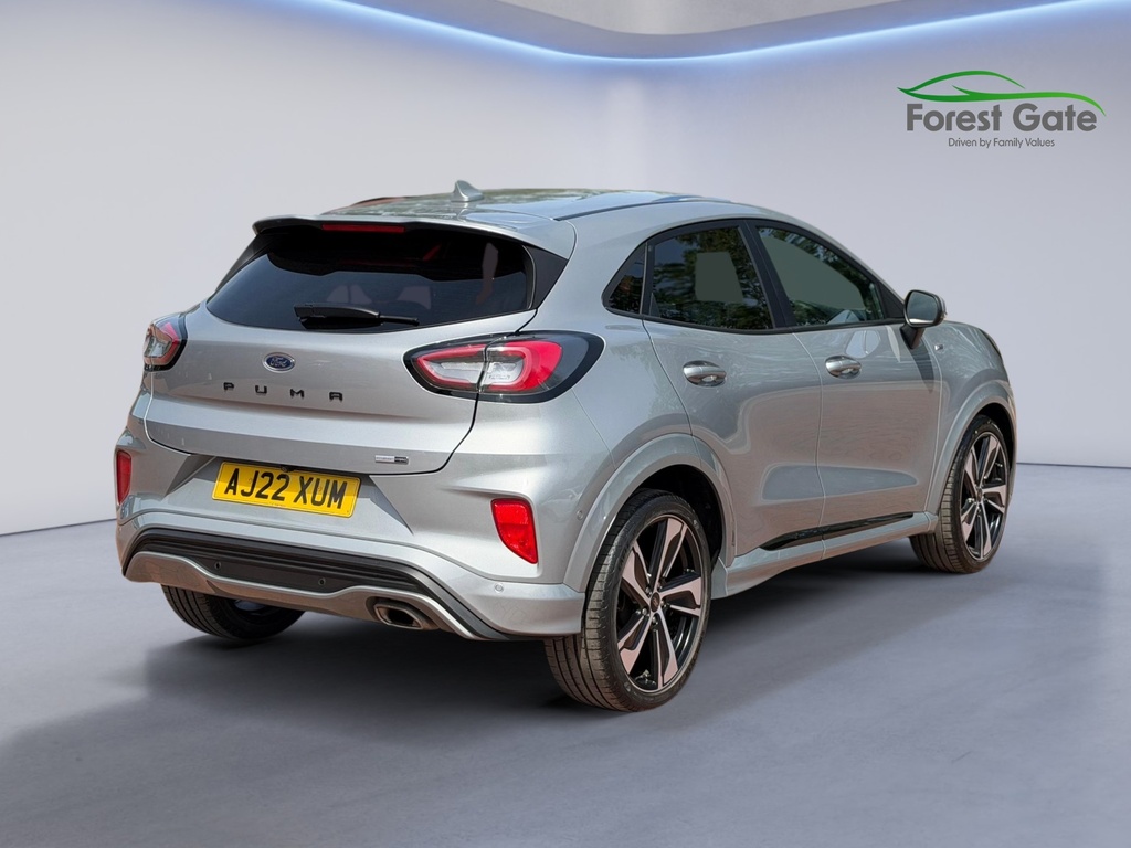 Ford Puma 1.0T Ecoboost Mhev St-line X Suv Hybrid AJ22XUM Silver #6