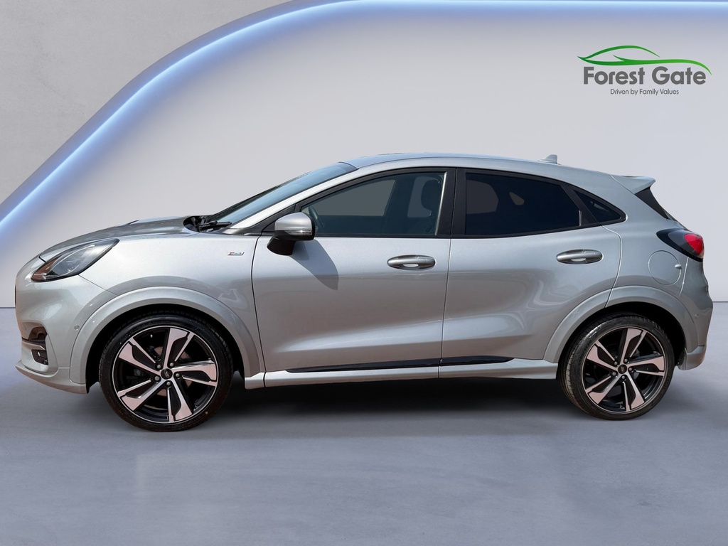 Ford Puma 1.0T Ecoboost Mhev St-line X Suv Hybrid AJ22XUM Silver #3