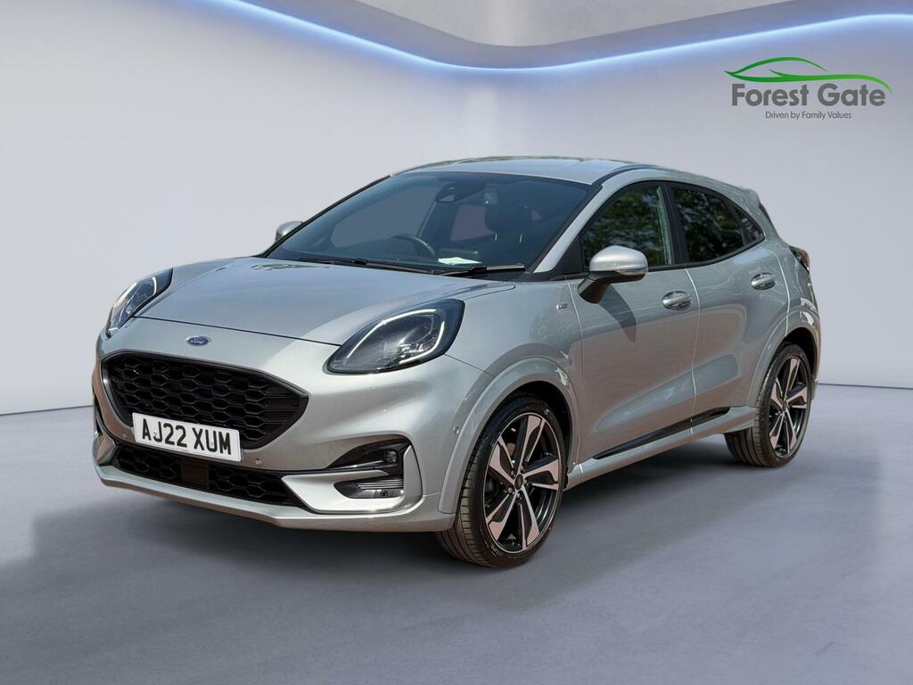 Ford Puma 1.0T Ecoboost Mhev St-line X Suv Hybrid AJ22XUM Silver #2