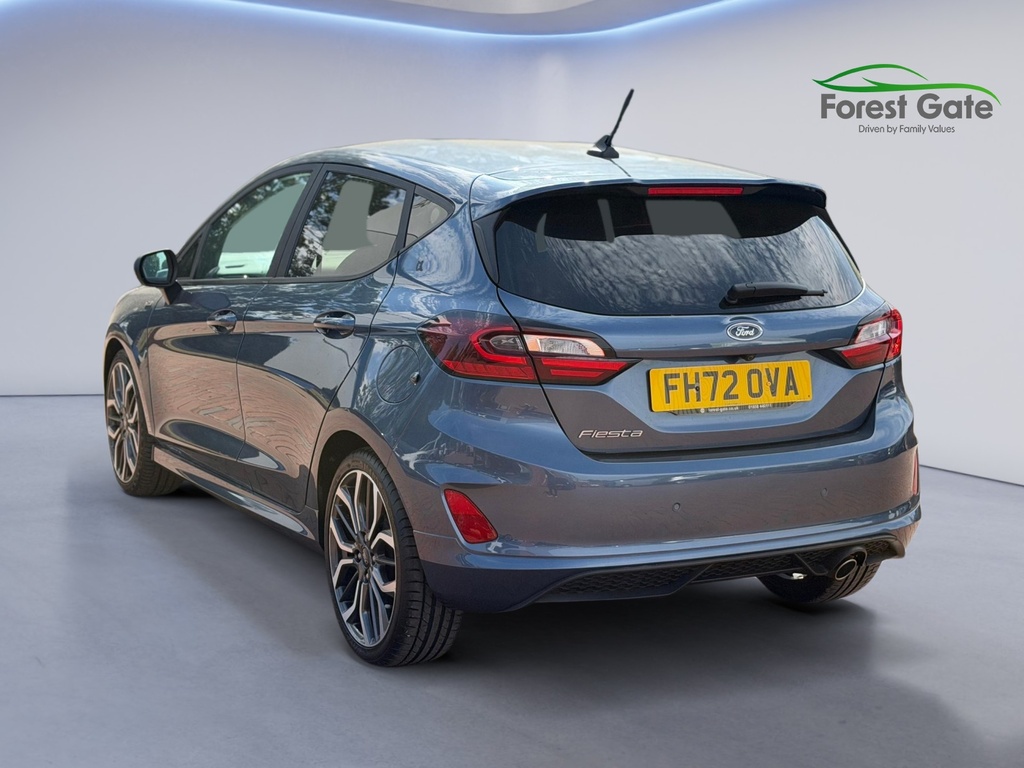 Ford Fiesta 1.0T Ecoboost St-line X Hatchback Manua FH72OVA Blue #5