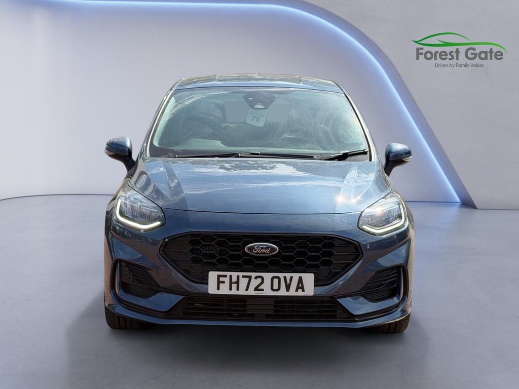 Ford Fiesta 1.0T Ecoboost St-line X Hatchback Manua FH72OVA Blue #2