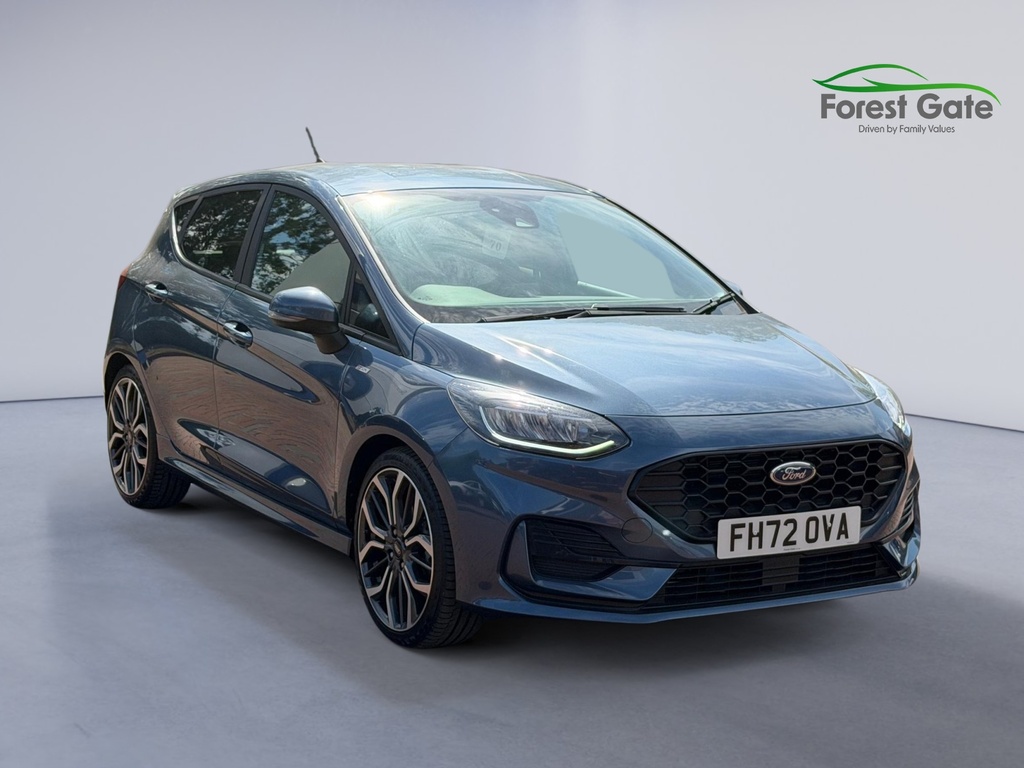 Ford Fiesta 1.0T Ecoboost St-line X Hatchback Manua Blue