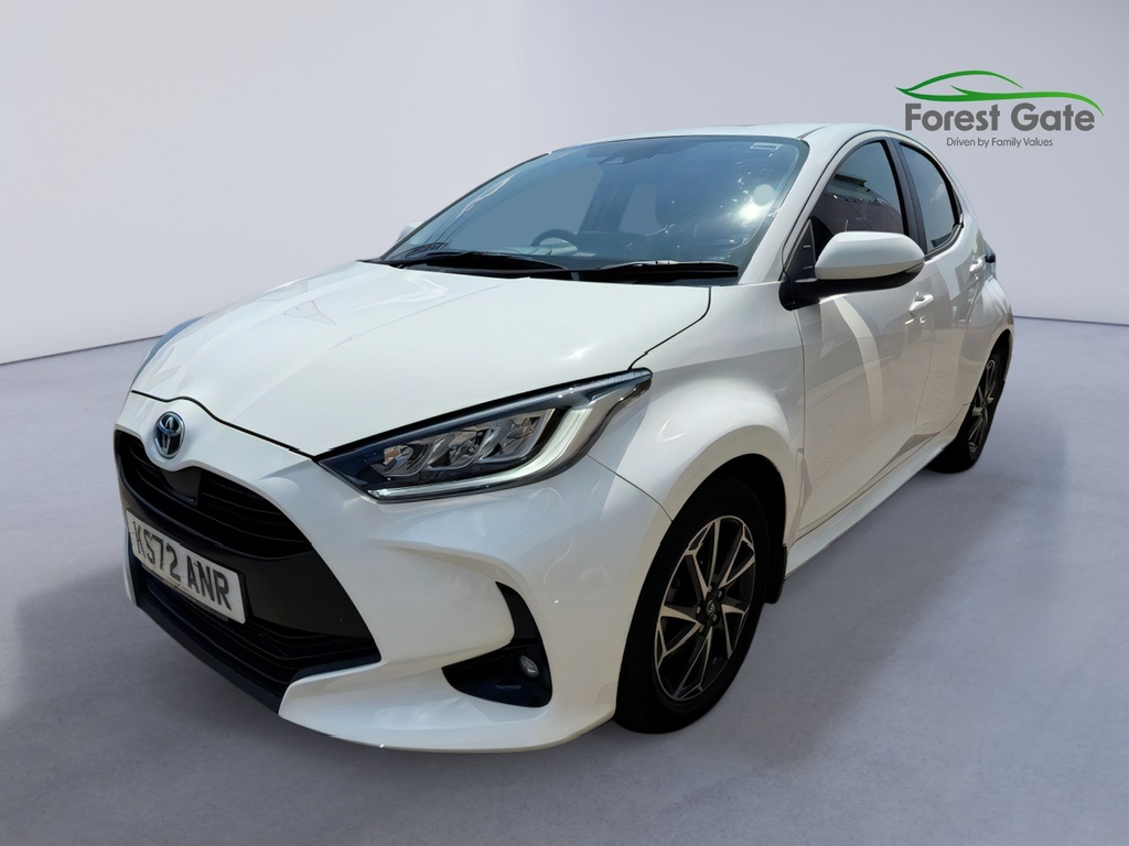 Toyota Yaris 1.5 Vvt-h Design Hatchback Hybrid E-cvt KS72ANR White #3
