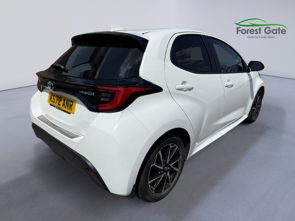 Toyota Yaris 1.5 Vvt-h Design Hatchback Hybrid E-cvt KS72ANR White #6