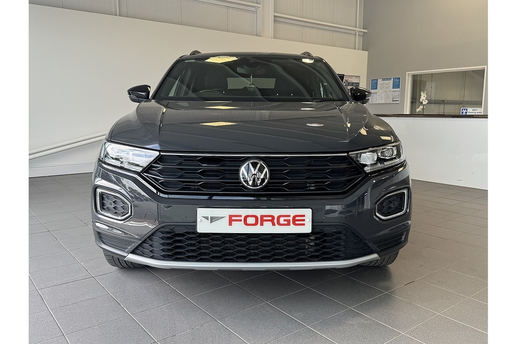 Volkswagen T-Roc 1.0 Tsi Black Edition 110 Ps U14278 YA70WJV Grey #2